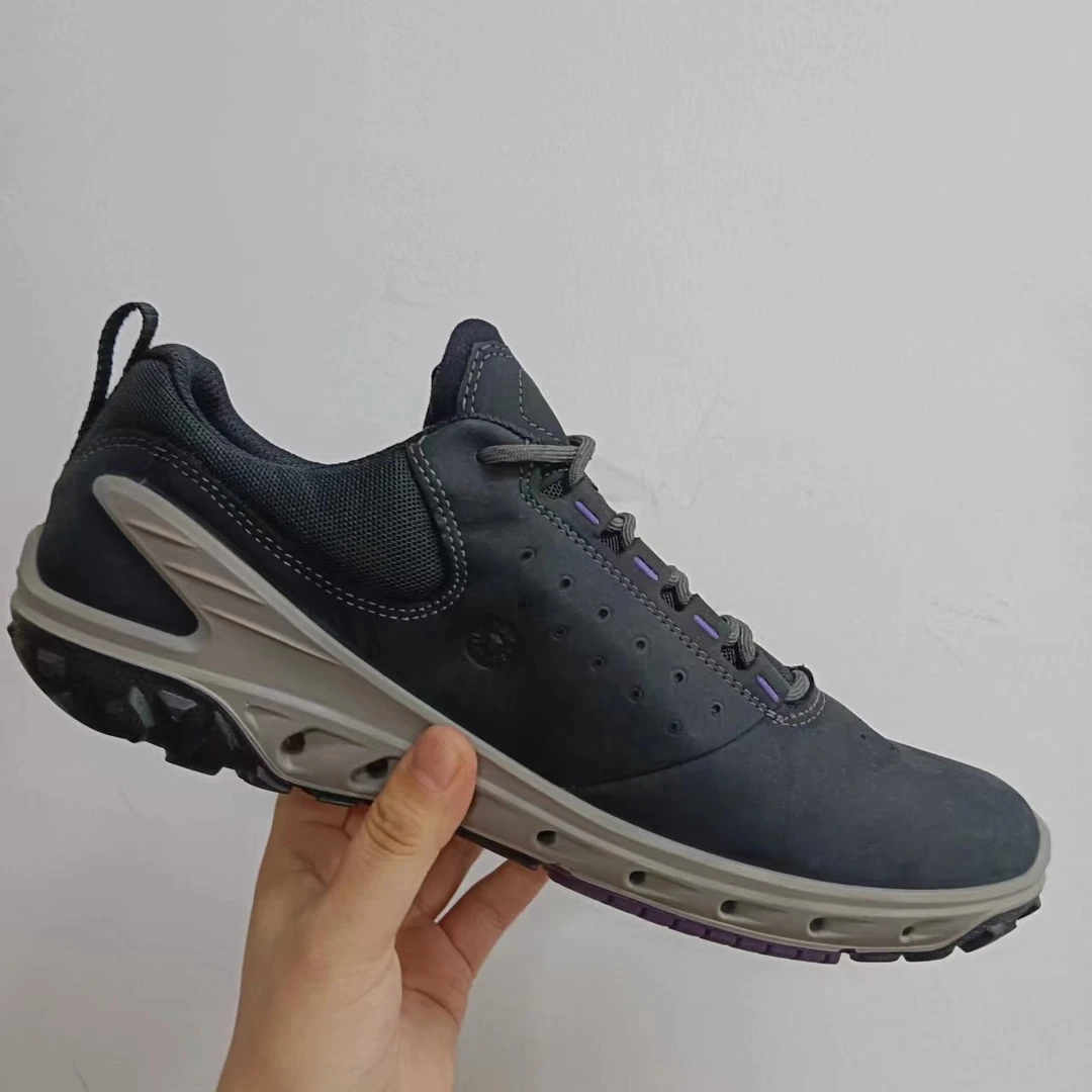 40码孤品~ECCO/爱步 牦牛皮耐磨户外运动休闲女鞋 820723-51052