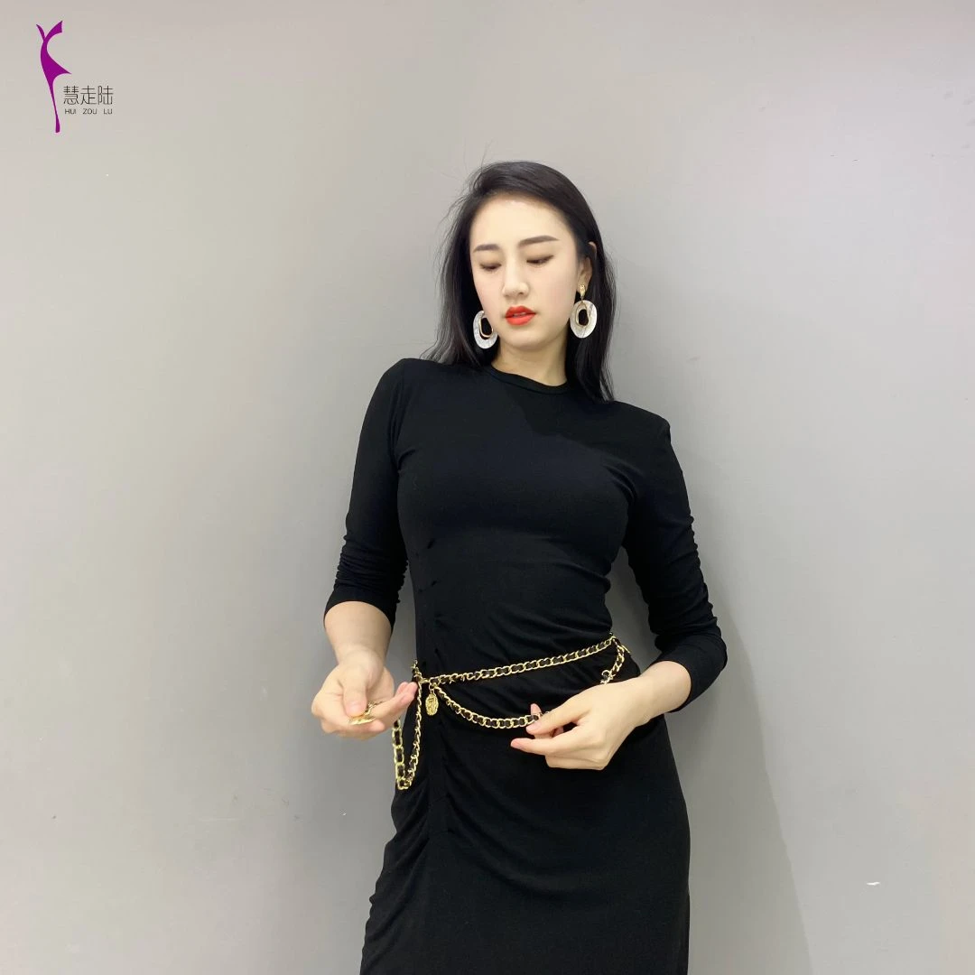 高级法式设计款腰链