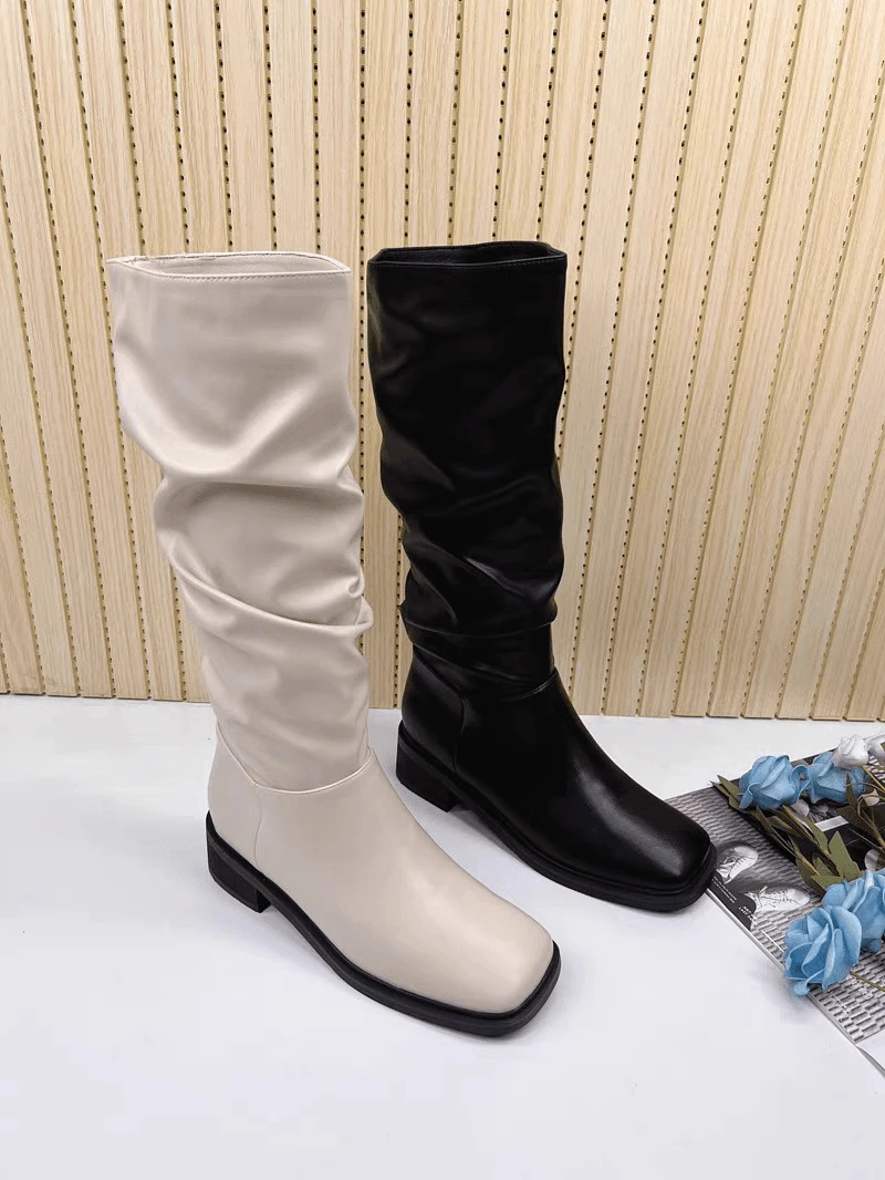 新款808时尚高端马丁长靴女