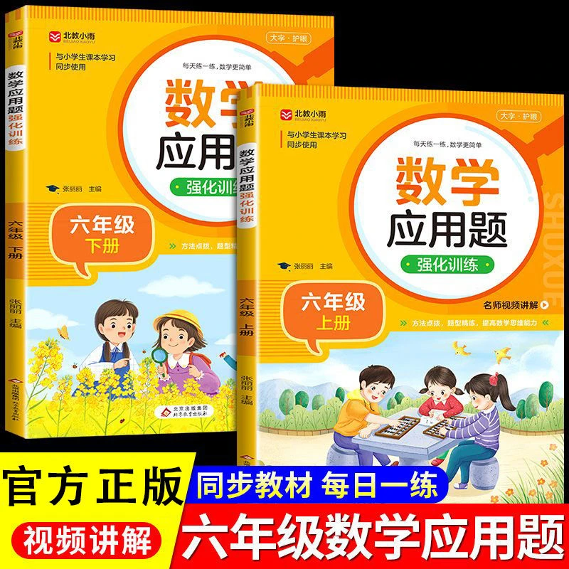 六年级数学应用题强化训练数学思维强化训练应用题解题技巧2册