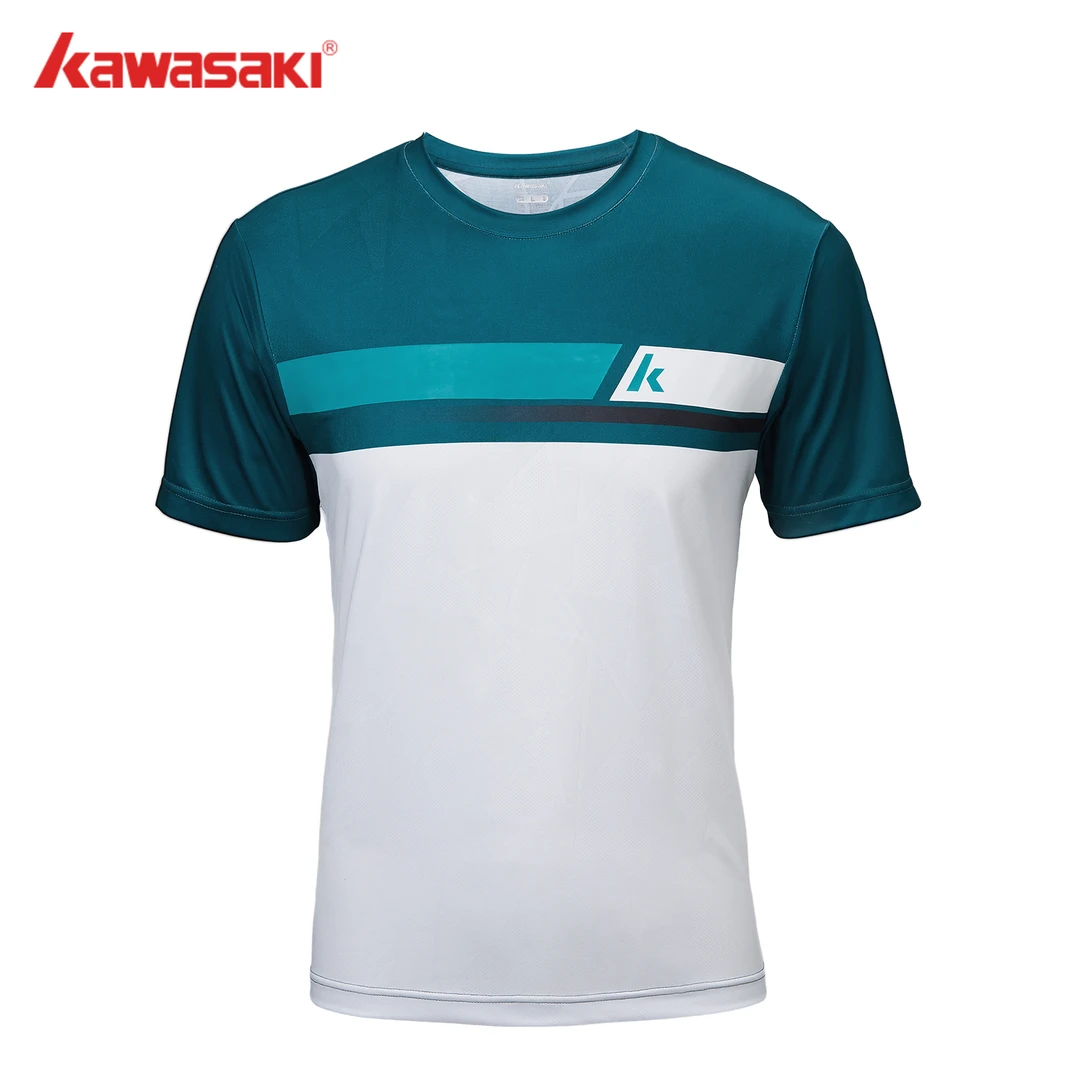 kawasaki/川崎圆领休闲短袖T恤B1962/B2962运动时尚训练透气舒适
