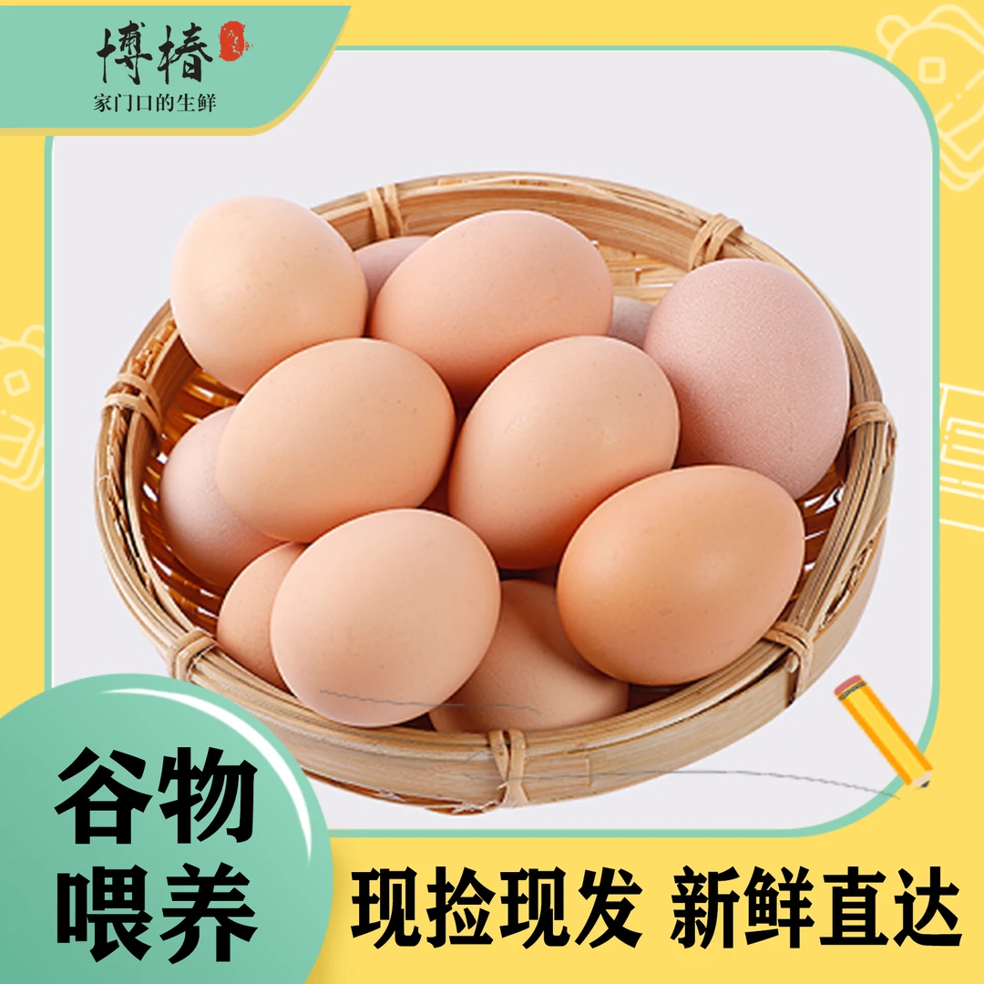 土鸡蛋拍40送10枚共50枚散养土鸡蛋共2000g起，单枚40克