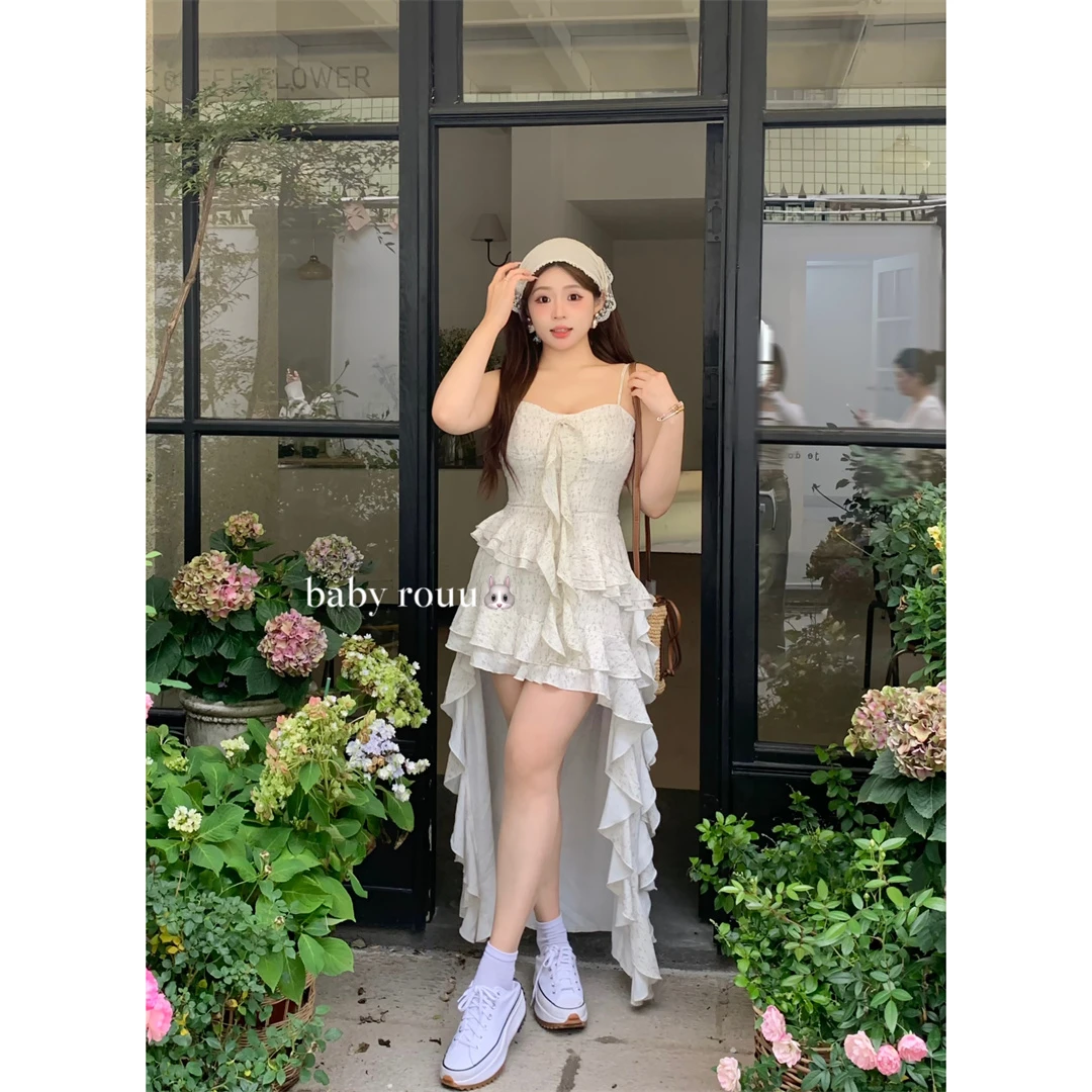 baby rouuXQ麦600653【妹宝穿搭】昭仪同款穿搭时尚碎花连衣裙