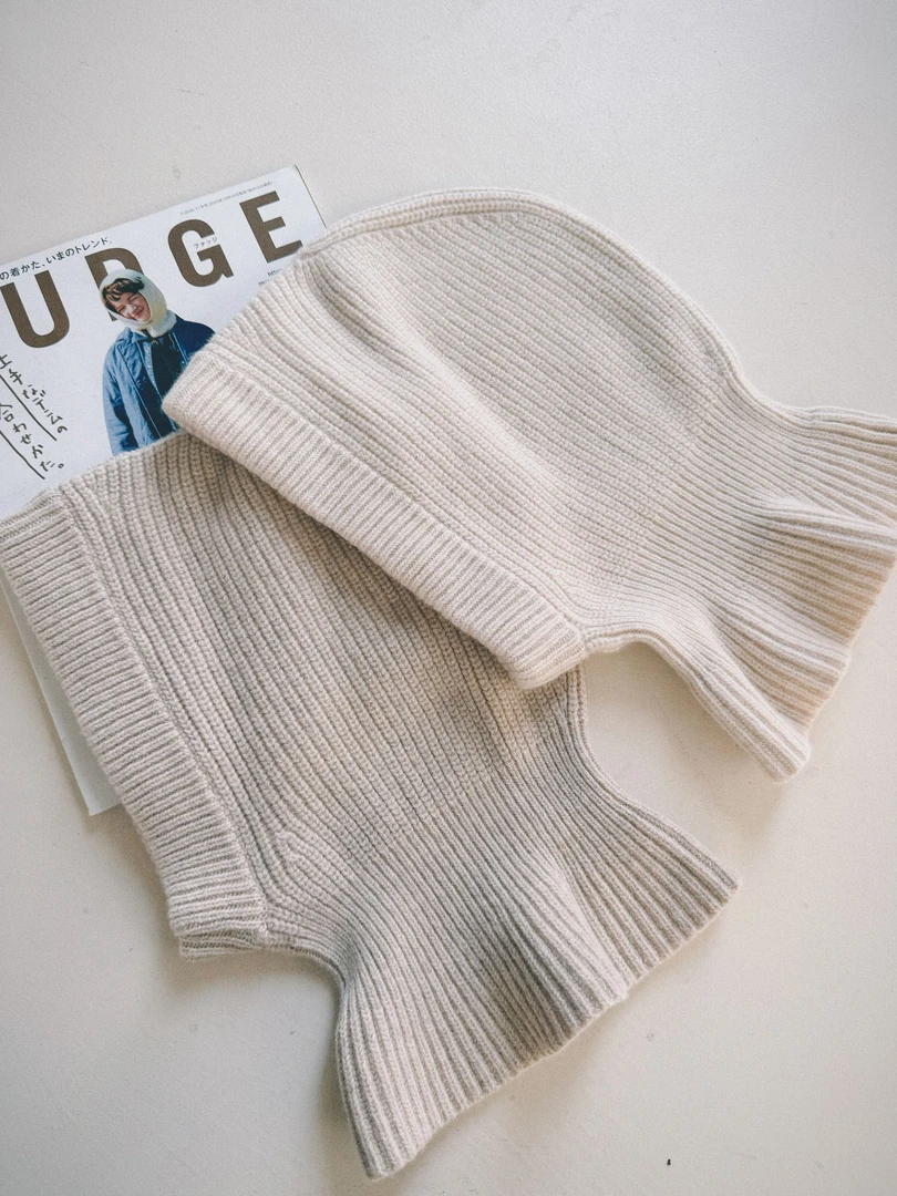 恩佑宁 今年超流行的全羊毛 超保暖针织脖套冷帽帽子防风户外防寒