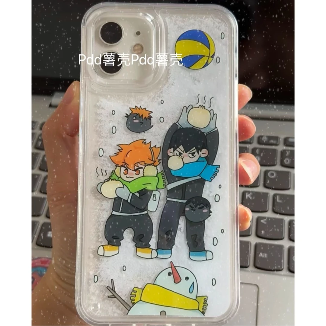 排球少年雪人苹果15/14/13promax手机壳12/11pro全包xr/xs软7/8p