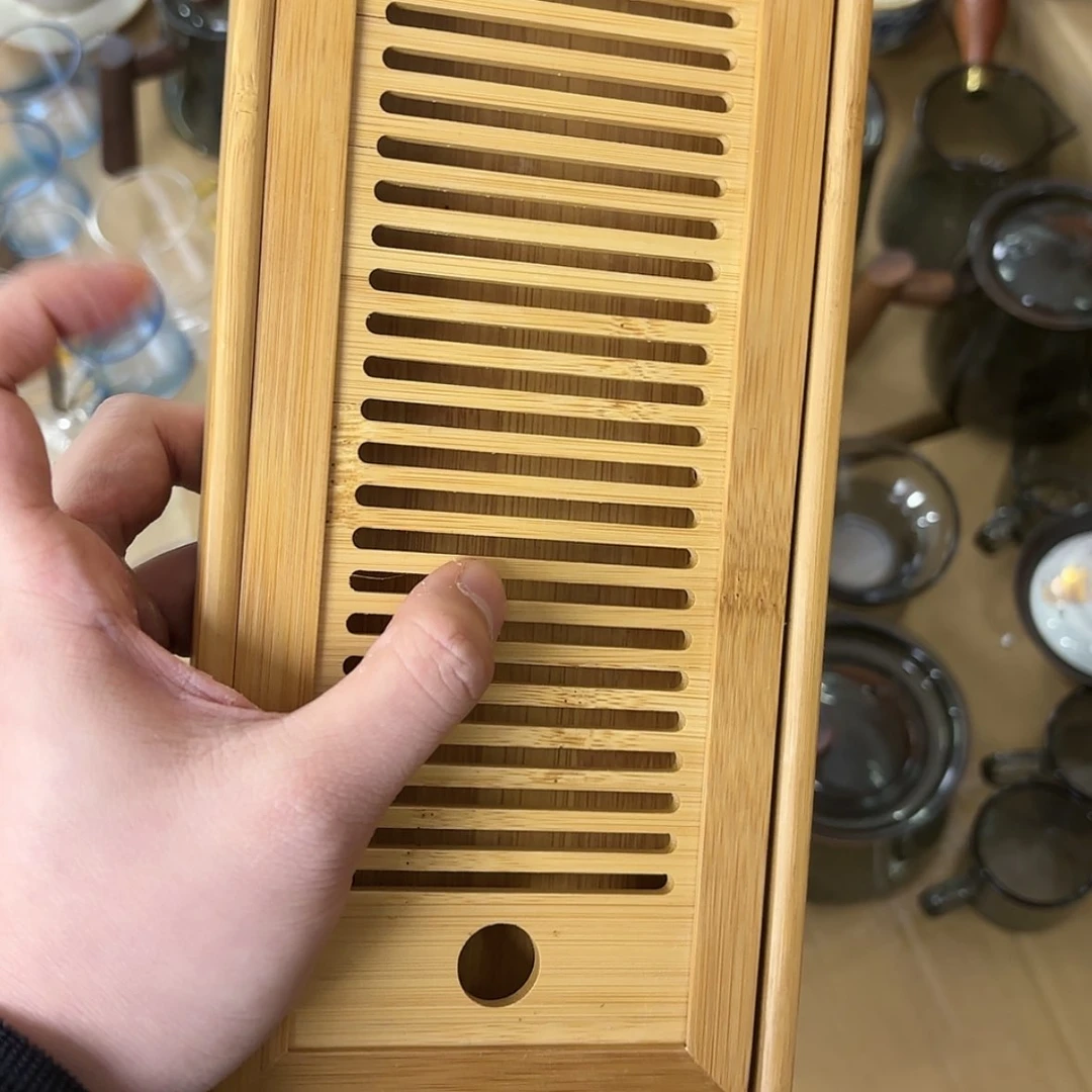 【闪购商品】玻璃茶盘