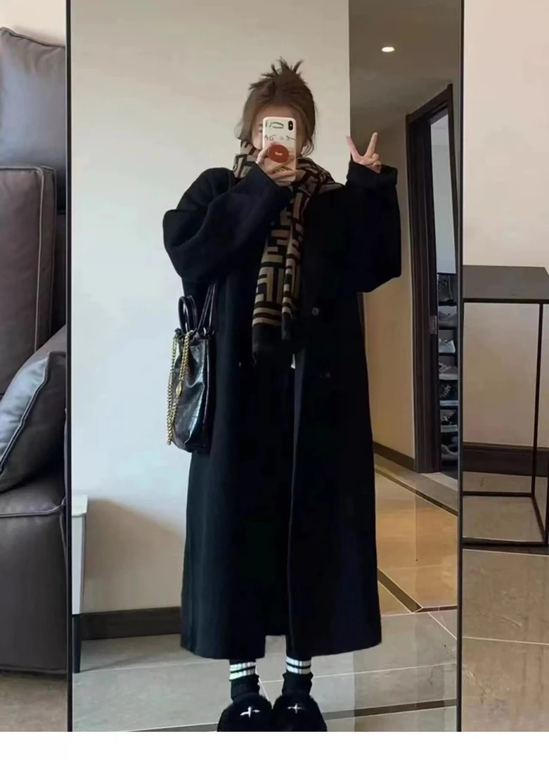 大脸秋款呢子大衣（28607）