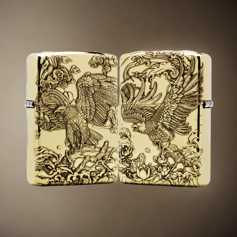 ZIPPO/之宝【鹰皇】老鹰盔甲正品煤油打火机KF-FD