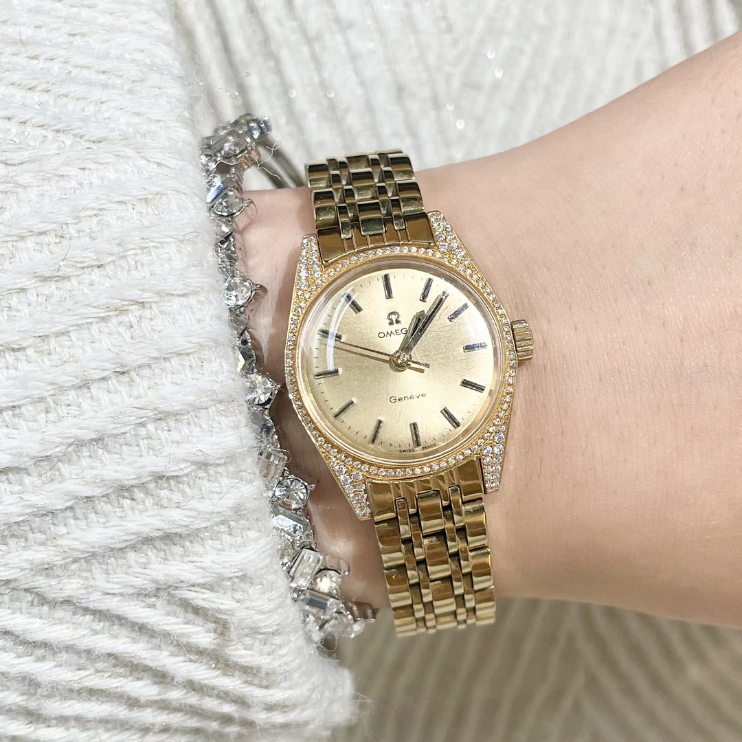 95新 Omega/欧米茄 日内瓦/手动机械/女表/OM640