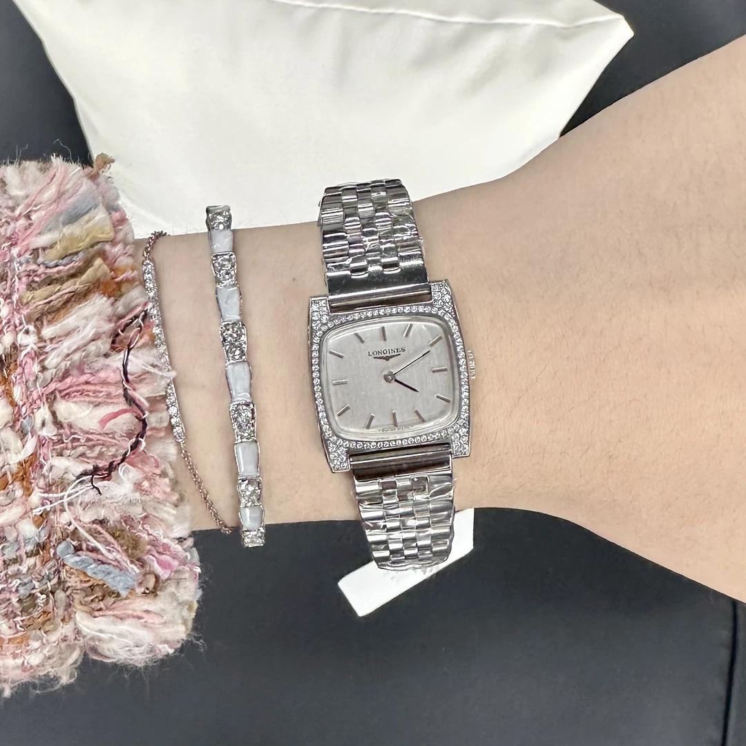 95新 Longines/浪琴 Vintage中古表/手动机械/后钻/LG057
