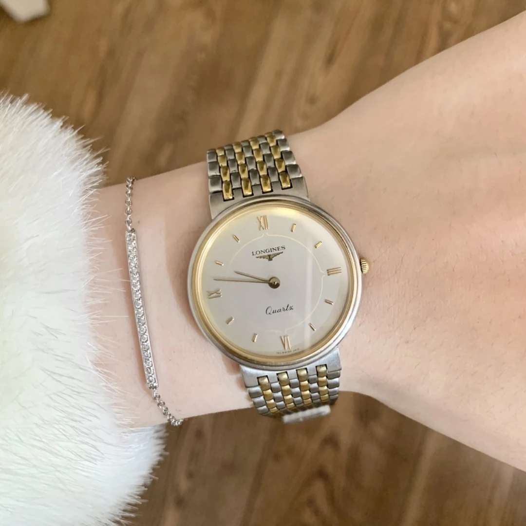 95新 Longines/浪琴 Vintage中古表/石英表/优雅系列/LG093