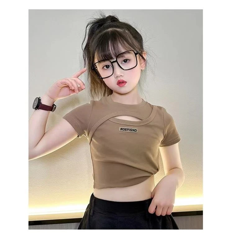 403135《短款》小涵家玲姐优选韩版女童休闲舒适时尚洋气日常短袖