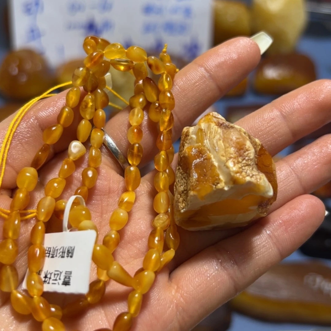 【闪购商品】定制琥珀未镶嵌?**九