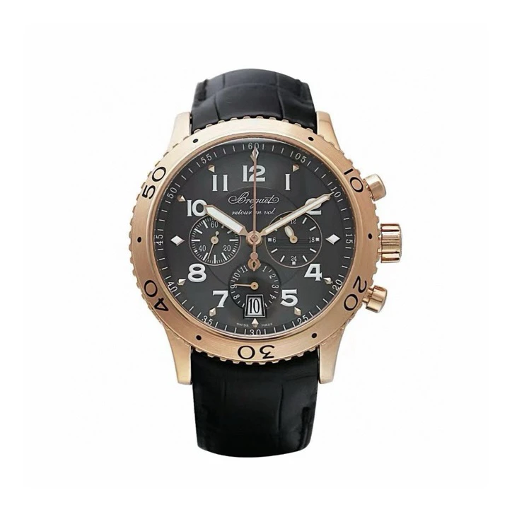 99新 BREGUET/宝玑 宝玑TYPEXX系列3810BR/42MM自动机械玫瑰金表