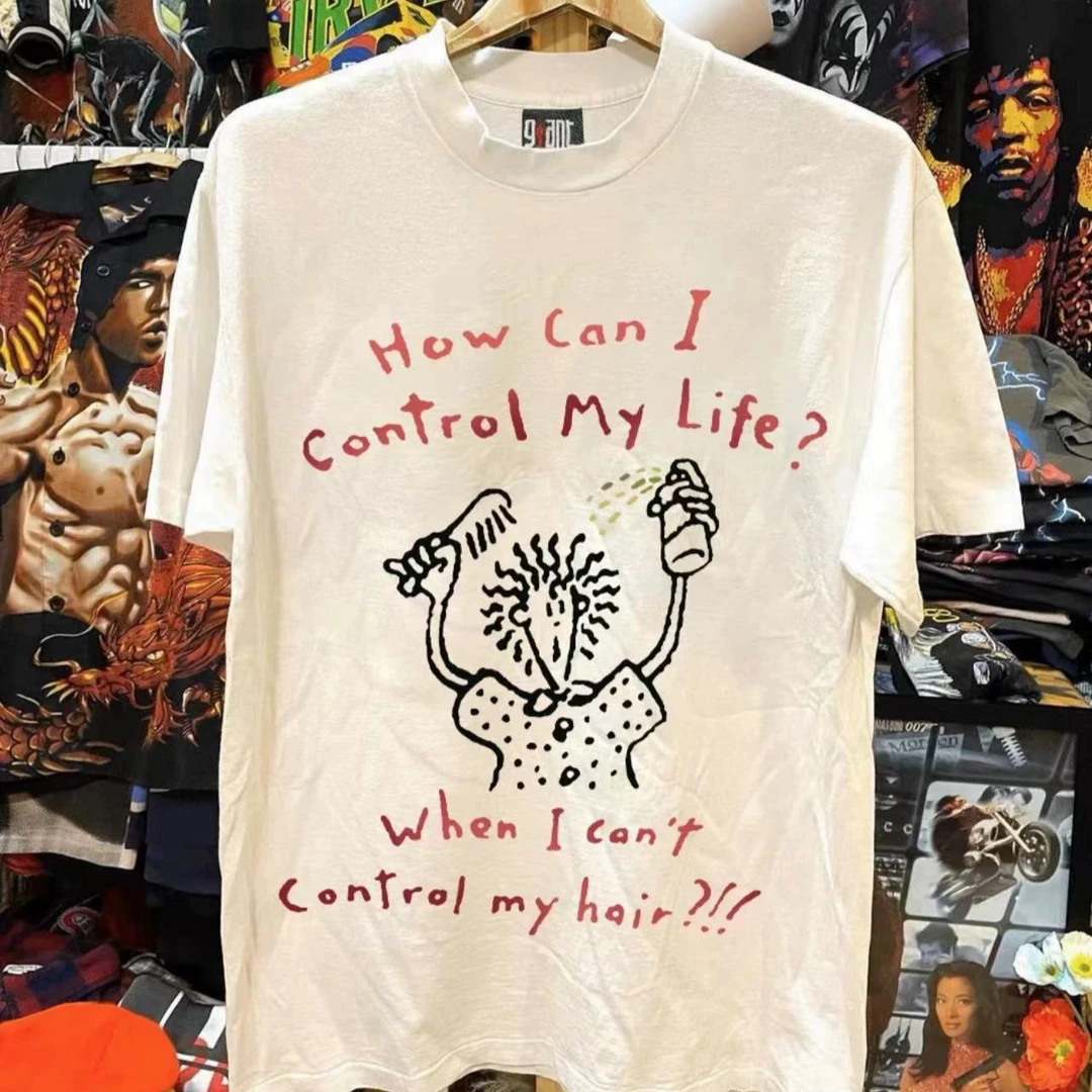 100%纯棉320克重磅短袖t恤衫夏季新款韩版港味chic设计感小众洋气