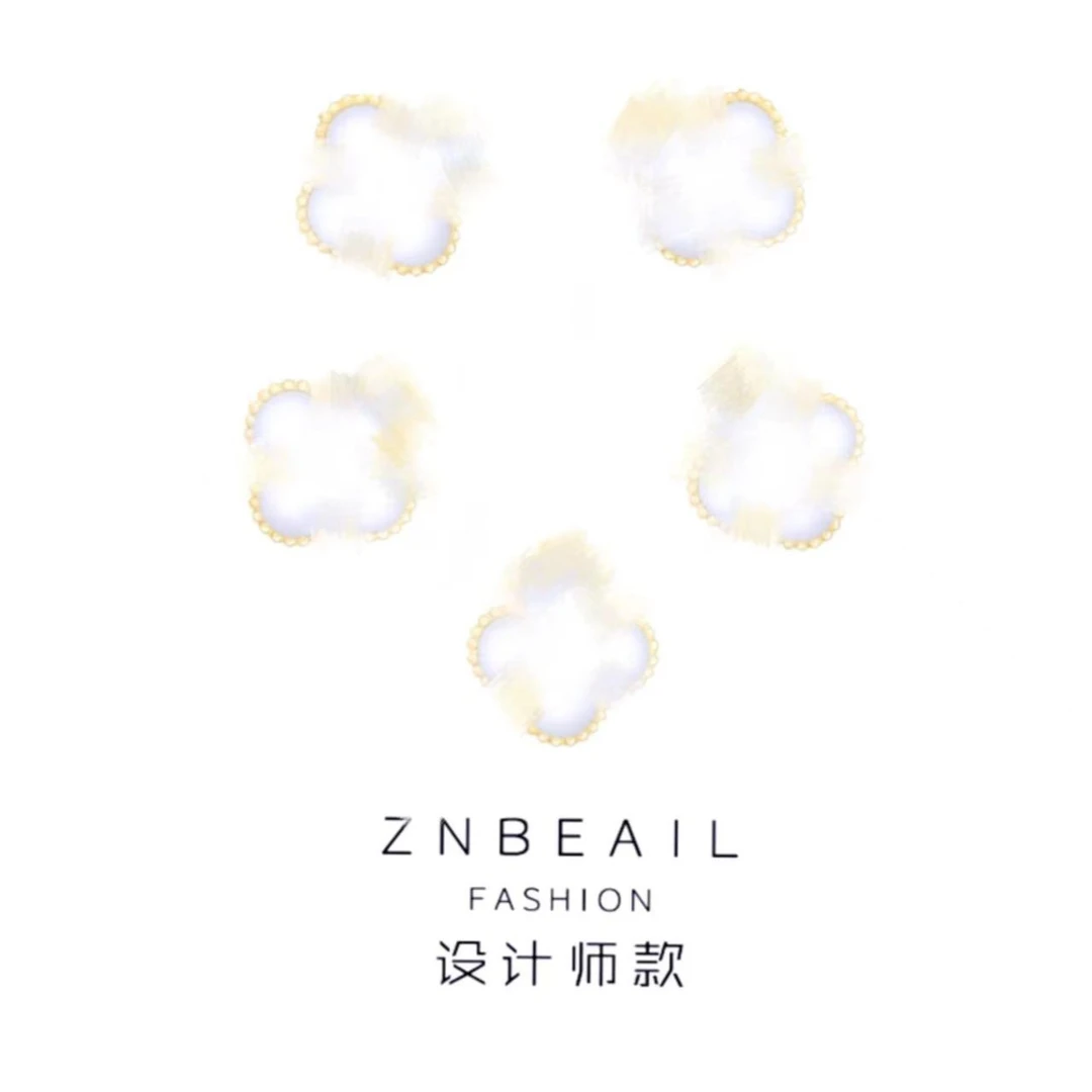 ZNBEAIL/甄柏琳 轻奢气质时尚五花四叶手链 思思