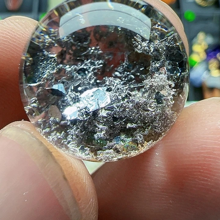 水晶吊坠……银S925镶嵌还****道