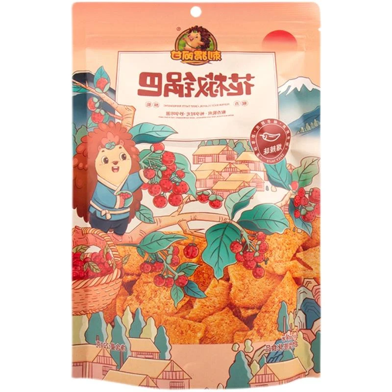 刺猬阿甘花椒锅巴装小零食解馋小吃食品笋0g