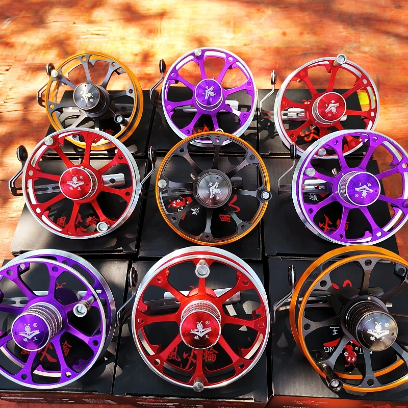 蚁王新品谷麦轮DQM三代全金属高底盘不易跳线带泄力调节逆止开关