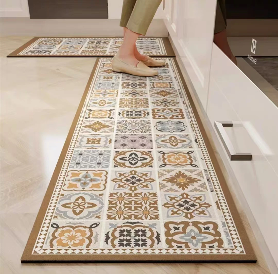 硅藻泥轻奢简约厨房浴室阳台飘窗桌垫吸水防滑速干好打理裁剪