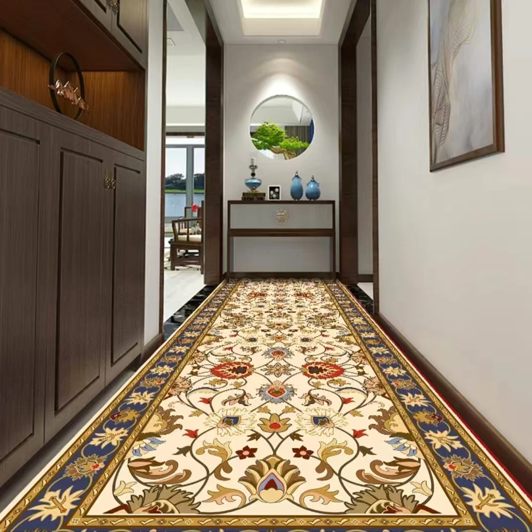 硅藻泥轻奢入户门走廊过道飘窗厨房桌垫吸水防滑好打理可裁剪地垫