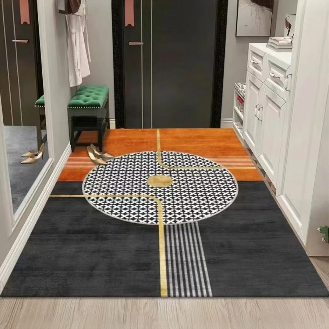 硅藻泥轻奢简约入户门卫生间走廊过道阳台飘窗吸水防滑可裁剪地垫