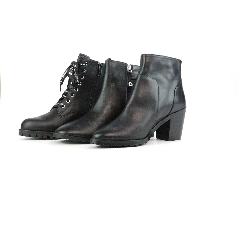 35码专属尖头高跟女靴单品链接时尚长筒靴真皮小短靴加绒加厚短靴