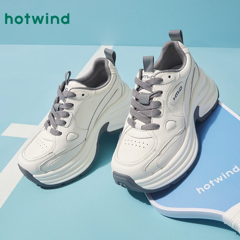 热风商场款女鞋低帮鞋时尚休闲鞋双11返场图片秋冬保暖新款百搭