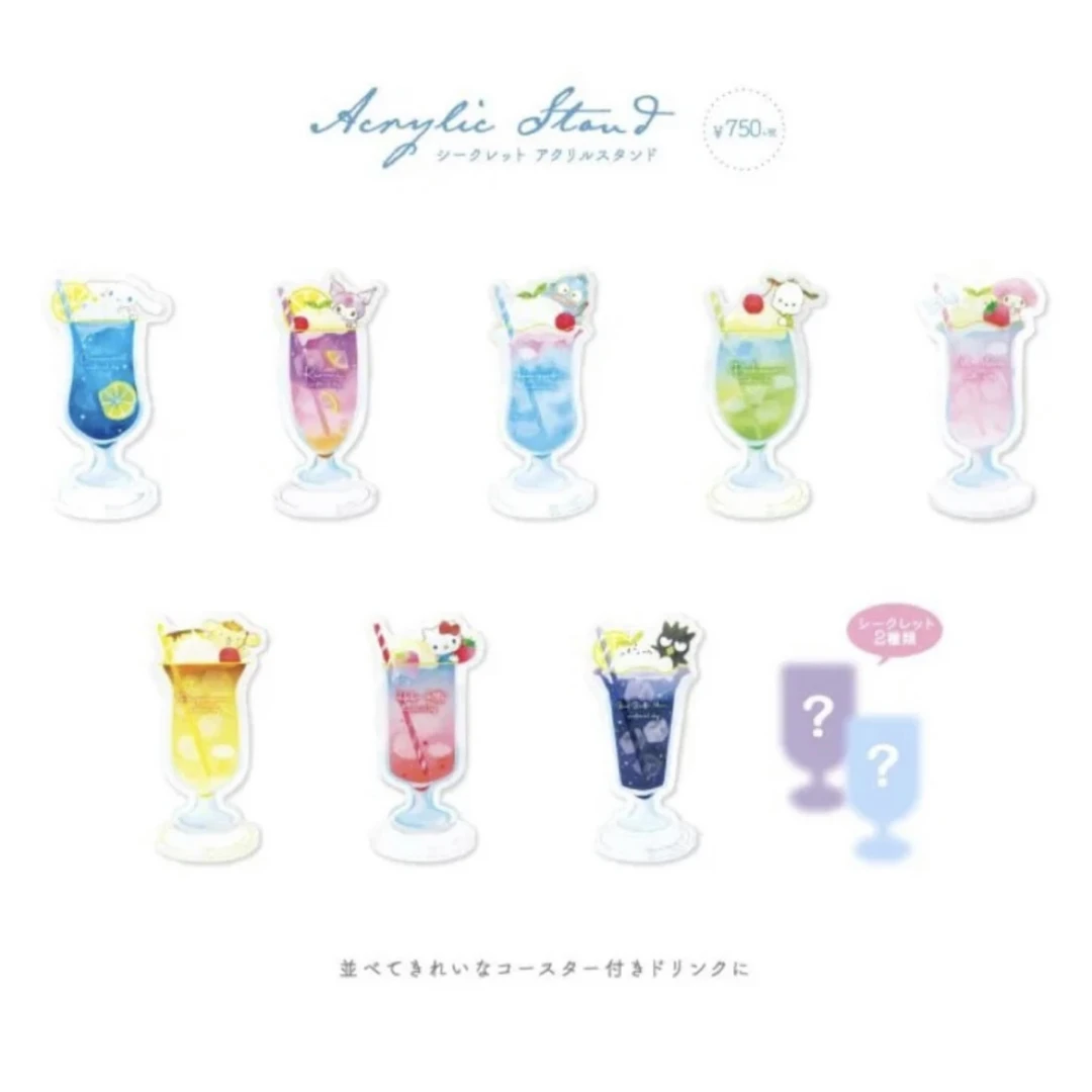 [同意代拆]三丽鸥汽水样式亚克力立牌(盲盒)