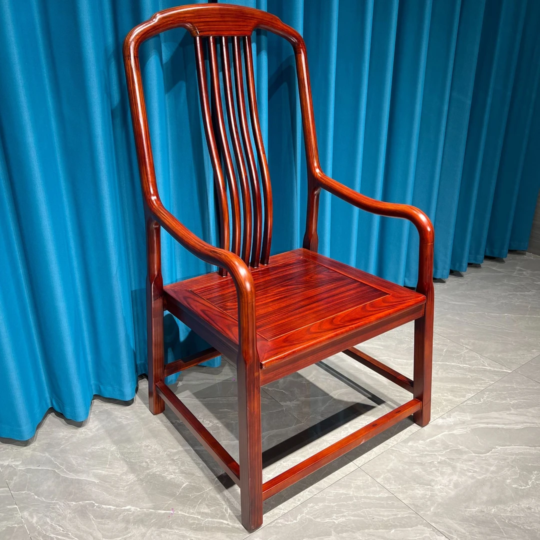 实木高梳椅中式实木圈椅围椅客厅家用茶椅办公椅禅意书房椅