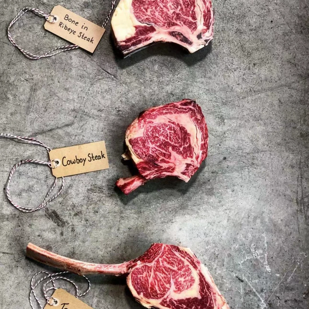 Dry aging Choice Cube Roll beef  IBP prime 带骨眼肉