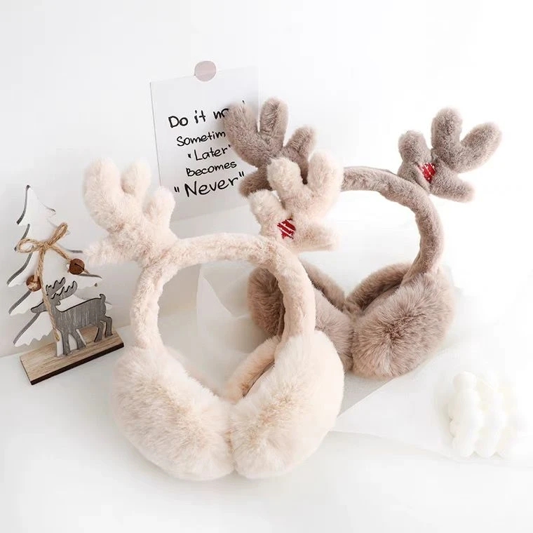 卡通少女耳罩女冬季保暖毛绒儿童耳暖学生可爱耳套保暖护耳耳包