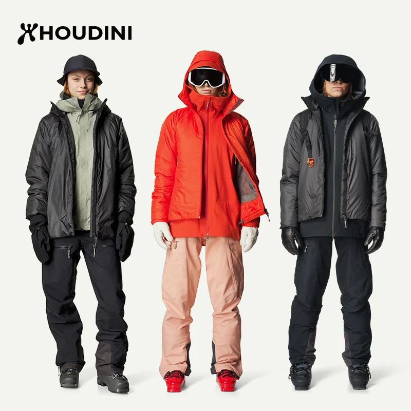HOUDINI/胡丁尼Dunfri邓菲女款保暖轻便舒适连帽棉服外套820002