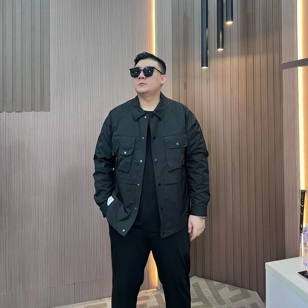 【孙英俊轻熟风推荐】春秋男士大码商务休闲纯色时尚翻领款外套夹克