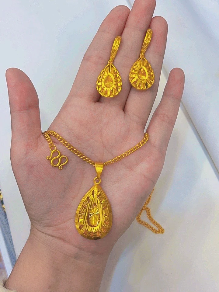 铜合金吊坠 931新款两件套首饰nipal精美链子饰品女款项链