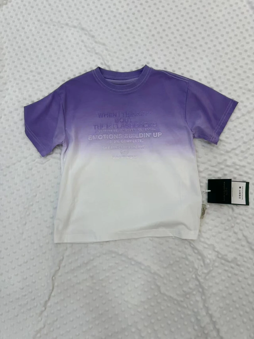 男童渐变色夏季时尚短袖