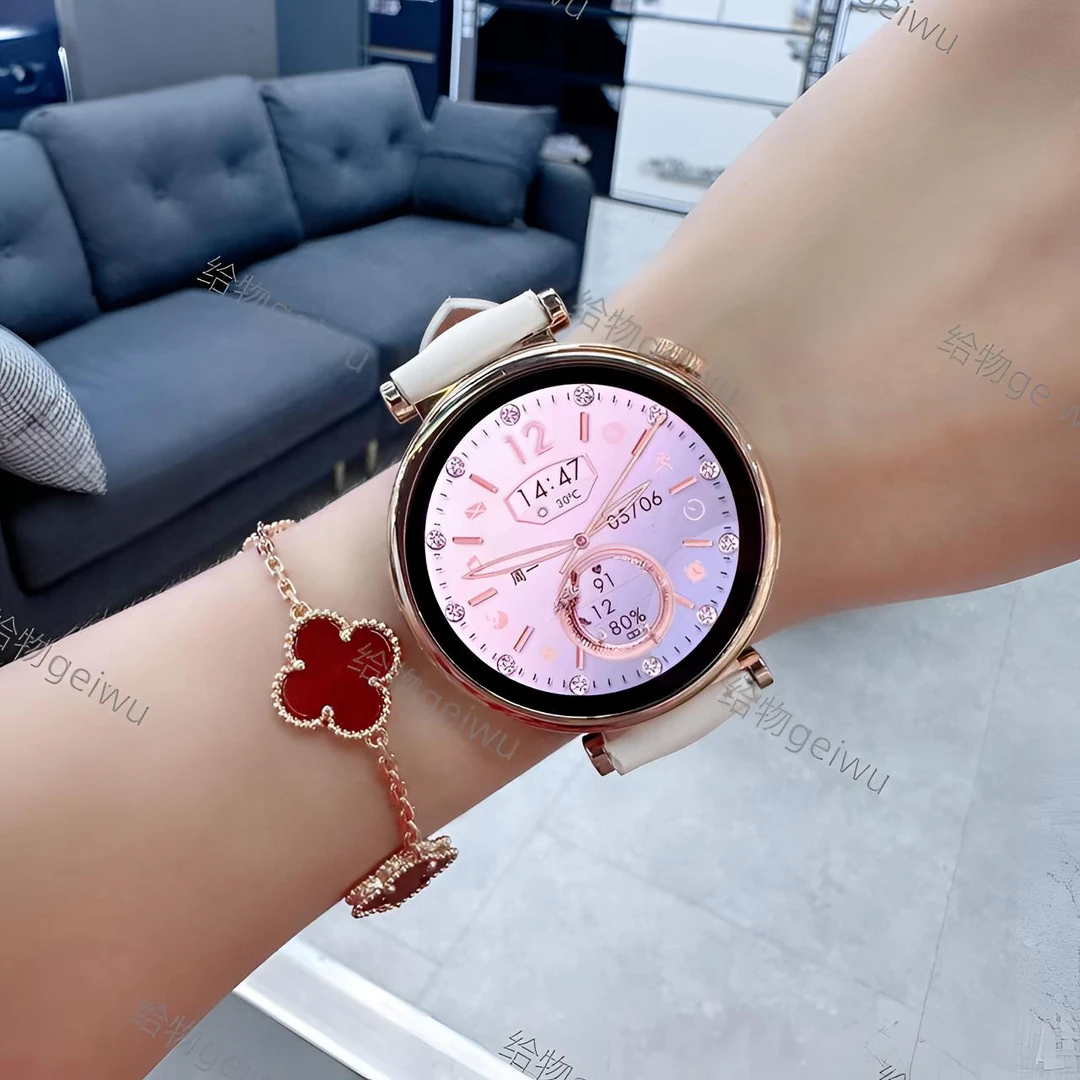 X2024新款女士智能手表蓝牙通话NFC门禁语音助手运动计步腕表支付