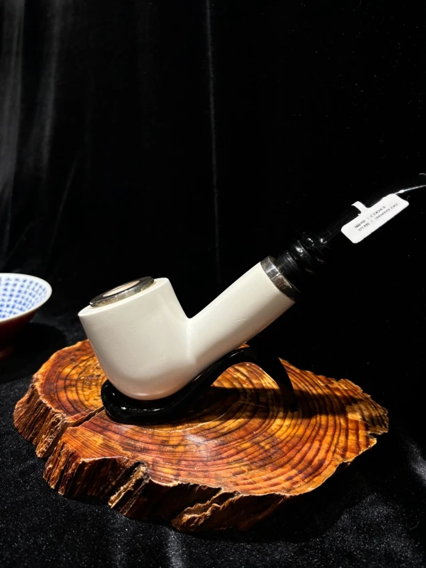 H.Roben海泡石斗 超大号纯素长腿空腔大气斗