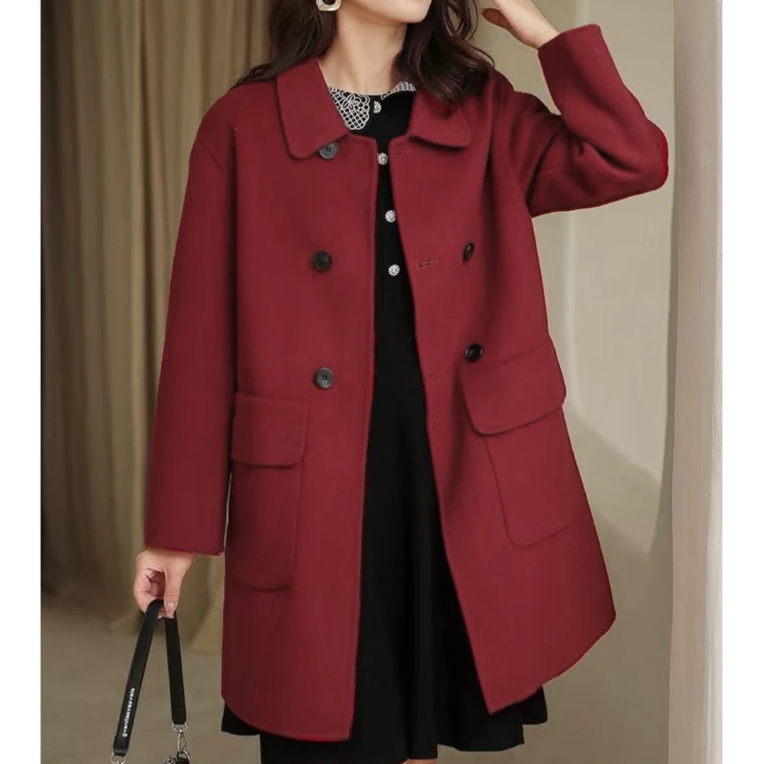 一手长廓形大衣气质洋气时尚宽松宽松23251