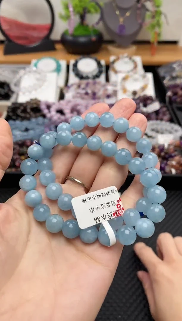 【闪购商品】海蓝宝石手链未镶嵌海蓝宝卡9