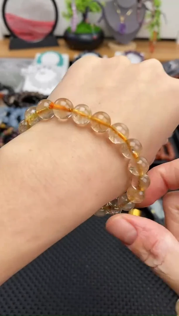 【闪购商品】发晶手链未镶嵌金发卡9