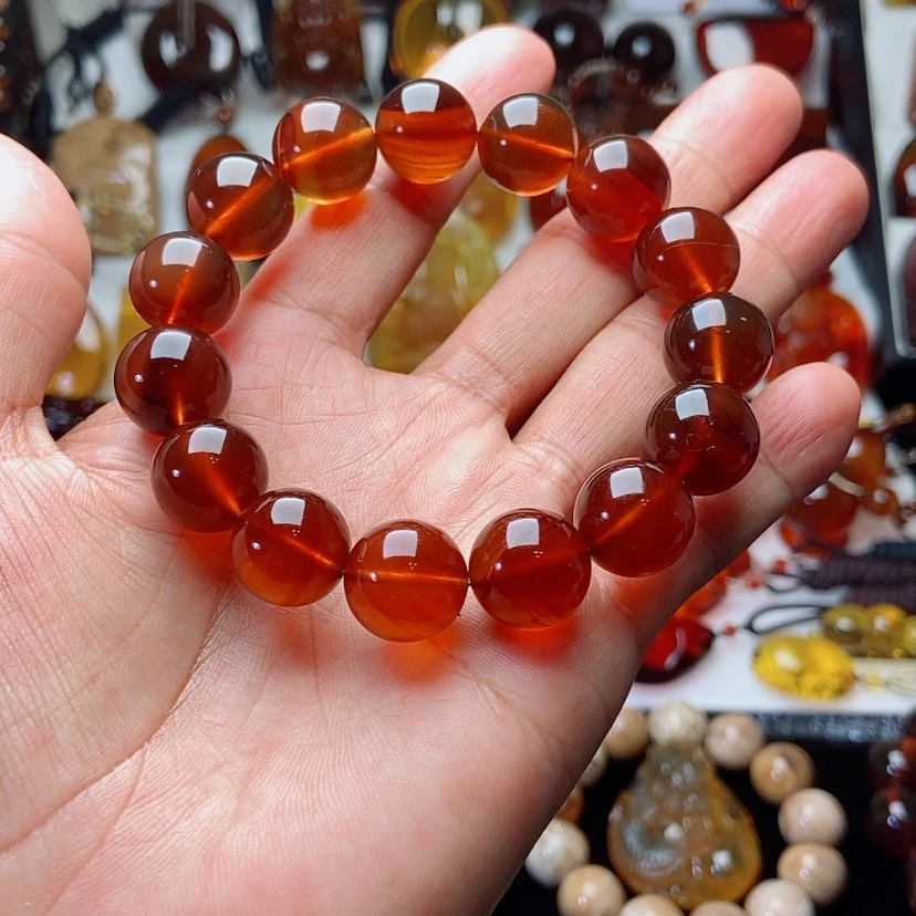 【闪购商品】琥珀裸石未镶嵌Q*