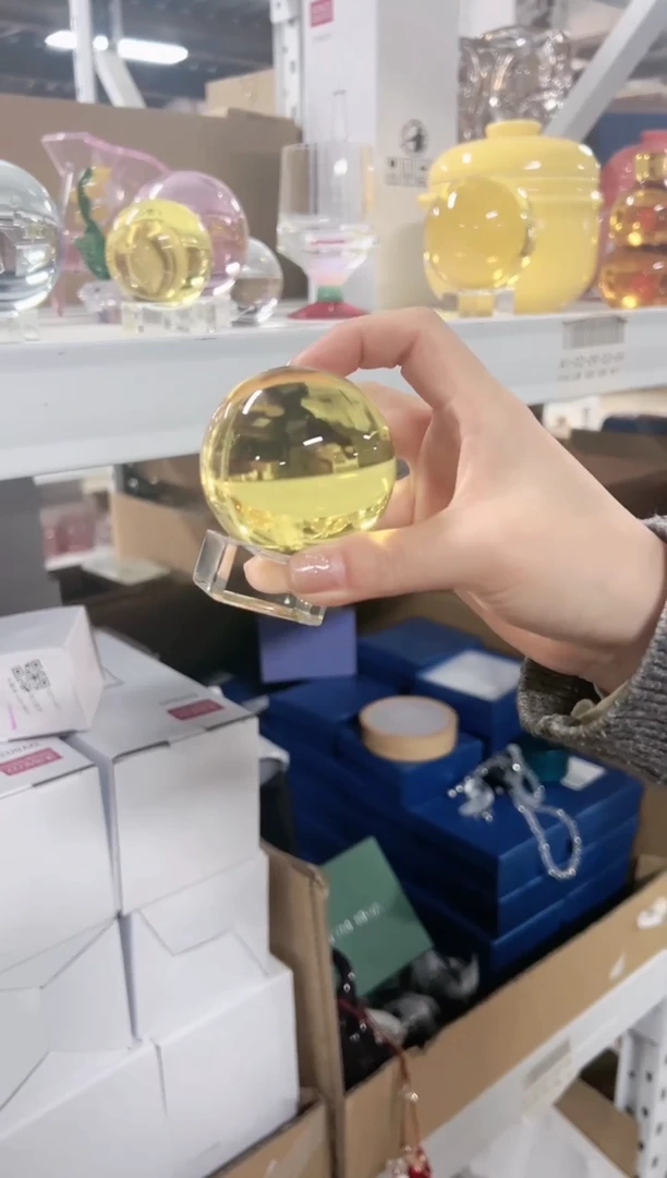 【闪购商品】水晶球-60#-黄色