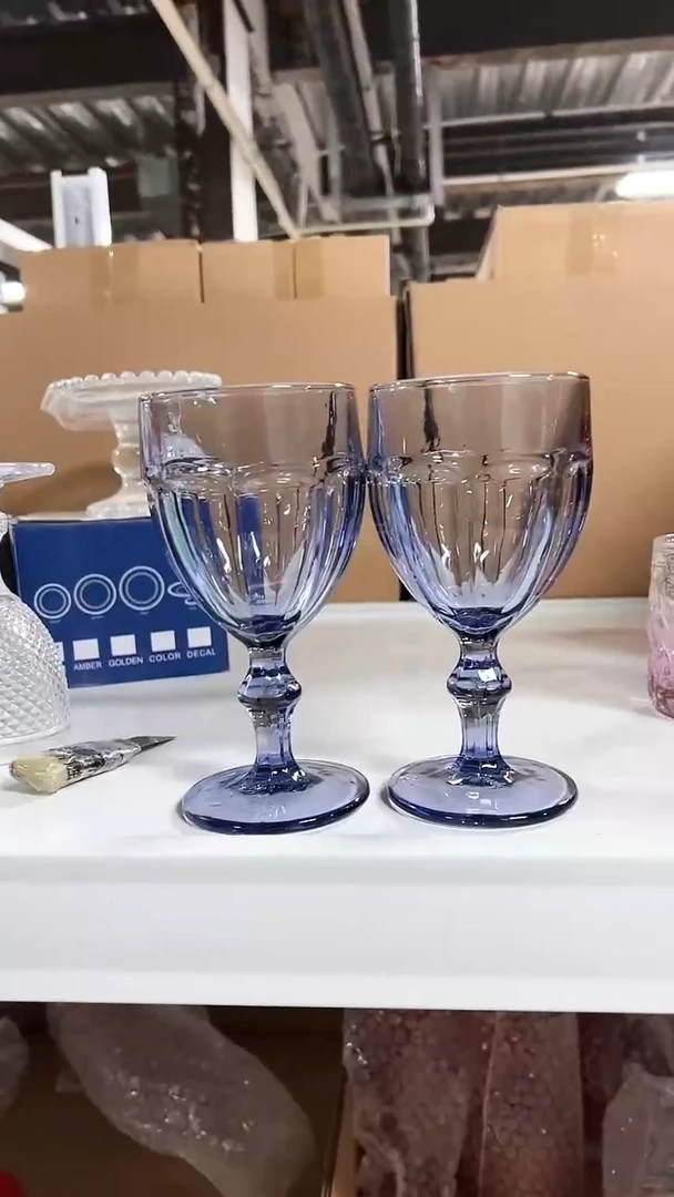 【闪购商品】八棱酒杯-紫色*2