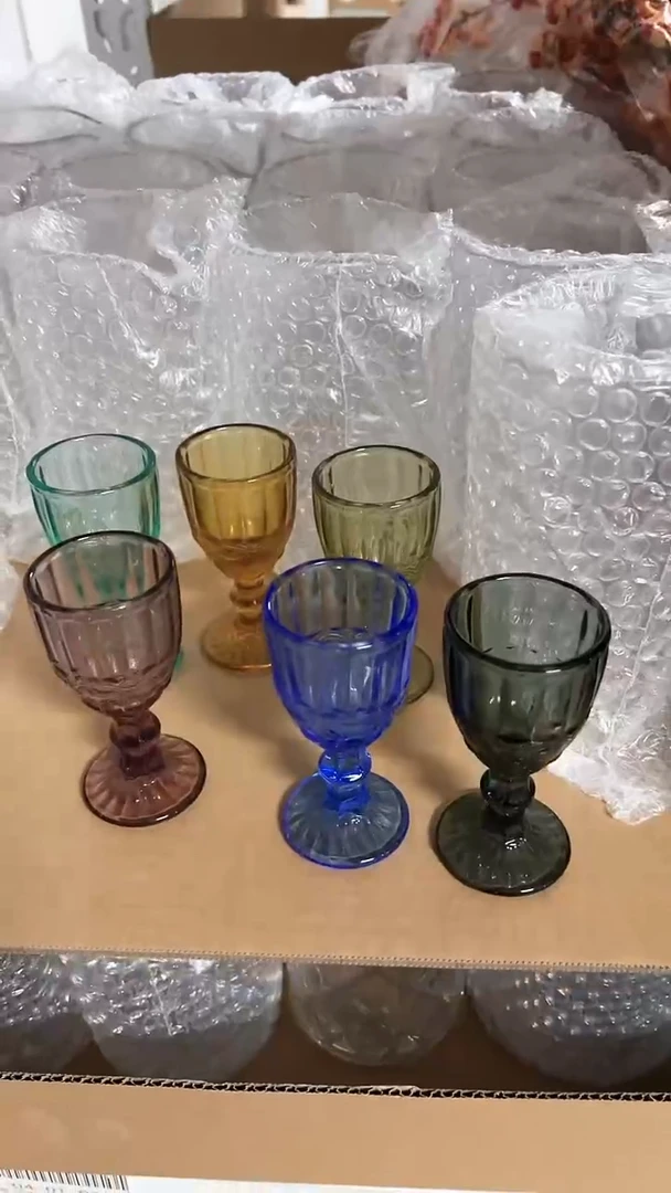 【闪购商品】菱形烈酒杯-六只不同颜色