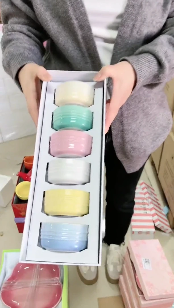 【闪购商品】酷彩-马卡龙小烤罐6件套