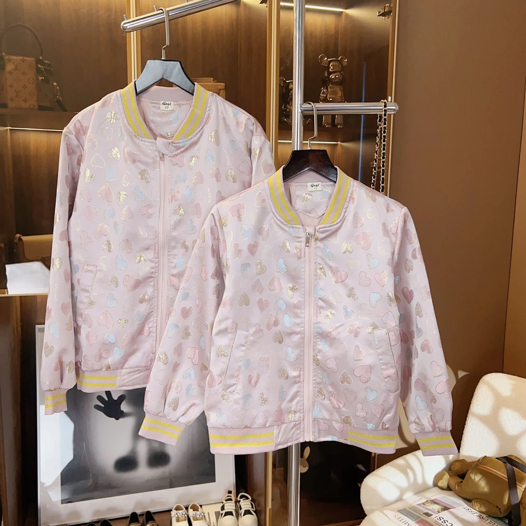 女童外秋装2024新款儿童棒球服洋气春秋款女大童秋季小女孩衣服