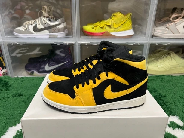 捡漏41码/aj1黑黄休闲鞋/公价1283