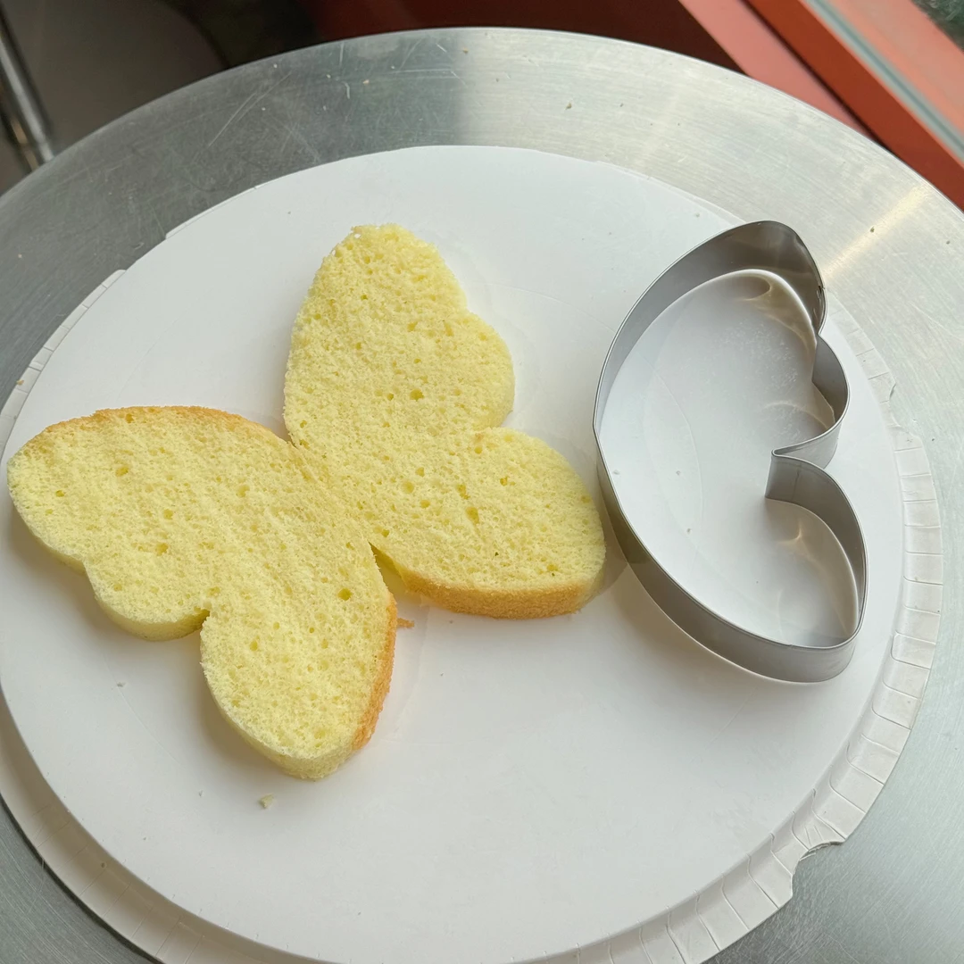 抱抱酱蝴蝶模具六寸八寸不锈钢戚风蛋糕节日装饰品