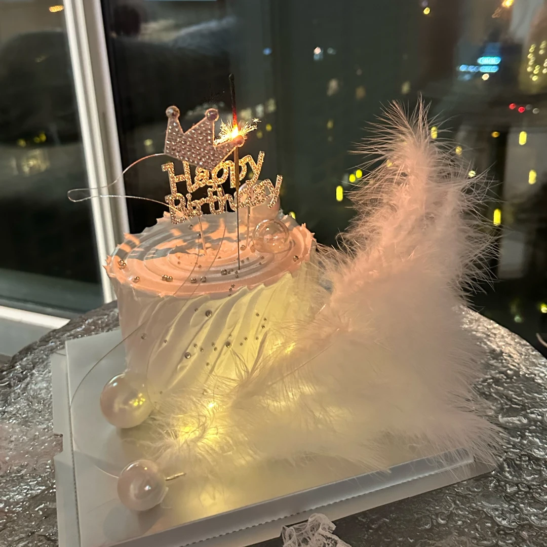 抱抱酱天鹅蛋糕插件装饰生日蛋糕配件